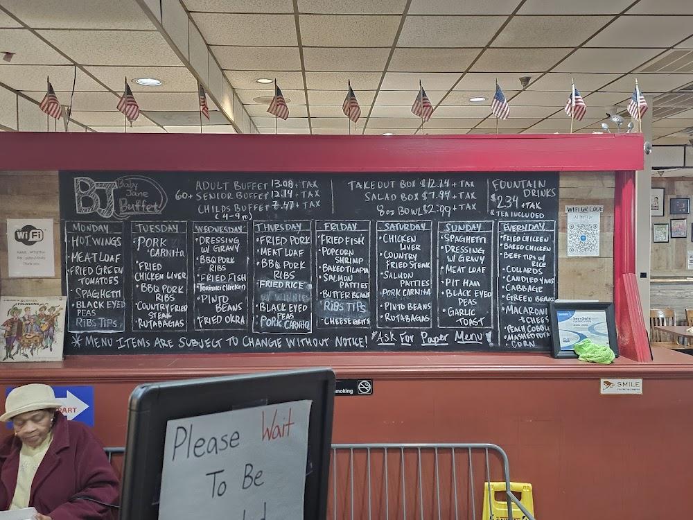 BJ Buffet Conyers Menu image 1